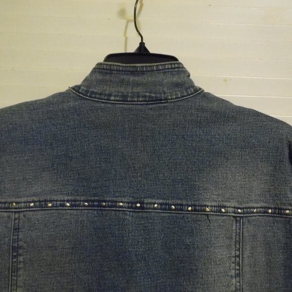 DG2 by Diane Gillman Embellished Denim Jacket Size 14 - Picture 5 of 7